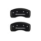 MGP 4 Caliper Covers Engraved Front & Rear Impala Red finish silver ch