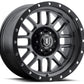 ICON Alpha 17x8.5 6x5.5 0mm Offset 4.75in BS 106.1mm Bore Gun Metal Wheel