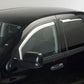 Putco 16-20 Nissan Titan Crew Cab (Set of 2) Front Only Element Chrome Window Visors
