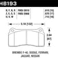 Hawk Dodge / Ferrari Front & Rear / Ferrari / Jaguar / Nissan Front DTC-30 Race Brake Pads