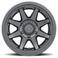 ICON Rebound Pro 17x8.5 5x4.5 0mm Offset 4.75in BS 71.5mm Bore Satin Black Wheel