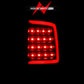 ANZO 2009-2018 Dodge Ram 1500 LED Taillight Plank Style Black w/Smoke Lens