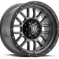 ICON Alpha 17x8.5 6x5.5 0mm Offset 4.75in BS 106.1mm Bore Titanium Wheel