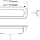 Hella Universal Black Magic 6 L.E.D. Flush Mount Mini Light Bar - Flood Beam