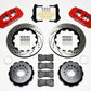 Wilwood AERO4 Rear Kit 14.25in Drilled Red 2006-10 Magnum/Challngr/Chrgr/300C