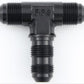Fragola -3AN Bulkhead Tee - Black