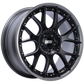 BBS CH-RII 21x11.5 5x120 ET36 Satin Black Center Platinum Lip SS Rim Prot Wheel PFS Req w/MS Etching