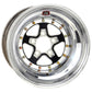 Weld Alumastar 2.0 15x12 / 5x4.5 BP / 7in. BS Black Center Wheel - Non-Beadlock