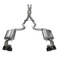 Corsa 15-16 Ford Mustang GT 5.0 3in Cat Back Exhaust Black Quad Tips (Sport)