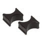 Prothane Universal Shock Reservoir Mounts - 2.0/2.0 Diameter - Black