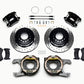 Wilwood D154 P/S Park Brake Kit Drilled Jeep Dana 35 2.56 Off 5-lug w/ lines