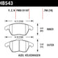 Hawk 06-11 Audi A3 2.0L Base Front ER-1 Brake Pads