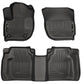Husky Liners 15 Honda Fit Weatherbeater Black Front and Second Seat Floor Liners