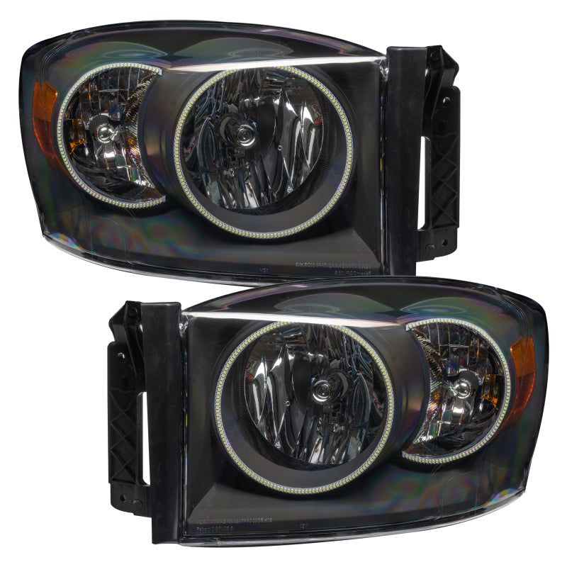 Oracle 07-08 Dodge Ram SMD HL - Black - White