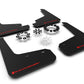 Rally Armor 20-22 Tesla Model Y Black UR Mud Flap w/ Red Logo