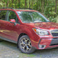 Rally Armor 14-18 Subaru Forester Black Mud Flap w/ Grey Logo