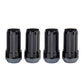 McGard SplineDrive Lug Nut (Cone Seat) 1/2-20 / 1.60in. Length (4-Pack) - Black (Req. Tool)