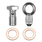Wilwood Banjo Fitting Kit -3 male to 10mm-1.00 Banjo Bolt & Crush Washers (1 qty)