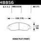 Hawk 09-15 Honda Pilot Performance Ceramic Street Front Brake Pads