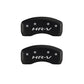 MGP 4 Caliper Covers Engraved Front Honda Engraved Rear HR-V Red finish silver ch