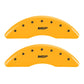 MGP 2 Caliper Covers Engraved Front MGP Yellow Finish Black Characters 2004 GMC Canyon