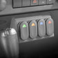 Rugged Ridge Lower Switch Panel Kit 07-10 Jeep Wrangler JK