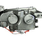 ANZO 2006-2010 Dodge Charger Projector Headlights w/ Halo Chrome (CCFL)