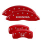 MGP 4 Caliper Covers Engraved Front & Rear MGP Red finish silver ch