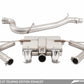 AWE Tuning Audi 8V A3 Touring Edition Exhaust - Dual Outlet Chrome Silver 90 mm Tips
