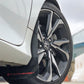 Rally Armor 16-21 Honda Civic Si Coupe White UR Mud Flap w/ Red Logo
