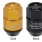 Project Kics Leggdura Racing Shell Type Lug Nut 35mm Closed-End Look 16 Pcs + 4 Locks 12X1.25 Gold