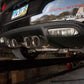 Stainless Works 2009-13 C6 Corvette Axleback 2-1/2in Dual Chambered Turbo Mufflers Quad 4in Tips