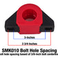 BMR Universal 1.375in Billet Aluminum Sway Bar Mount Mount (Polyurethane) - Black