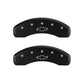 MGP 4 Caliper Covers Engraved Front & Rear Bowtie Red finish silver ch