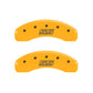 MGP 4 Caliper Covers Engraved F & R Trailblazer SS Yellow Finish Black Char 2008 Chevy Trailblazer