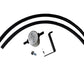 J&amp;L 16-23 Infiniti Q50/Q60 3.0T Oil Separator 3.0 Driver Side - Clear Anodized
