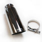 JBA 2.5in x 3in x 9in Polished Chrome Tip - Clamp On