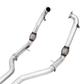AWE Tuning Audi B9 S5 Sportback Track Edition Exhaust - Non-Resonated (Silver 102mm Tips)