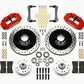 Wilwood Narrow Superlite 6R Front Hub & 1PC Rtr Kit 12.88in Dril -Red 70-78 Camaro