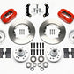 Wilwood Forged Dynalite Front Kit 11.00in Red 70-72 CDP B & E Body-Disc