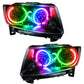 Oracle 11-13 Jeep Grand Cherokee SMD HL (Non-HID) - Chrome - ColorSHIFT w/ Simple Controller