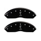 MGP 4 Caliper Covers Engraved Front & Rear Tiffany Snake Black finish silver ch