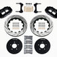 Wilwood Narrow Superlite 6R Front Hat Kit 14.00in Drilled 1994-2004 Mustang
