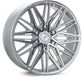 Vossen HF6-5 22x10 / 6x139.7 / ET-18 / Super Deep Face / 106.1 - Silver Polished Wheel