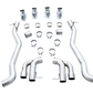 AWE Tuning 18-19 BMW M5 (F90) 4.4T AWD Axle-back Exhaust - Track Edition (Chrome Silver Tips)