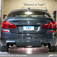 AWE Tuning BMW F10 M5 Touring Edition Axle-Back Exhaust Diamond Black Tips