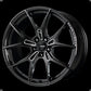 Gram Lights 57FXZ 19x9.5 +38 5-114.3 Super Dark Gunmetal & Machining Rim Edge DC Wheel