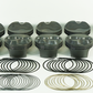 Mahle MS Piston Set Chevy SB 403ci 4.135in Bore 3.5/3.75 Stroke 6.125/6 Rod .927 HD Pin 9cc 13.9CR