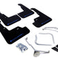 Rally Armor 15-21 Subaru WRX/STI (Sedan ONLY) Black UR Mud Flap w/ Blue Logo