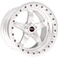 Weld S71 17x10 / 5x4.5 BP / 7.9in. BS Polished Wheel (Low Pad) - Polished Single Beadlock MT